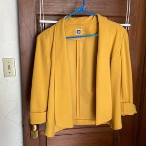 Anne Klein Yellow Blazer